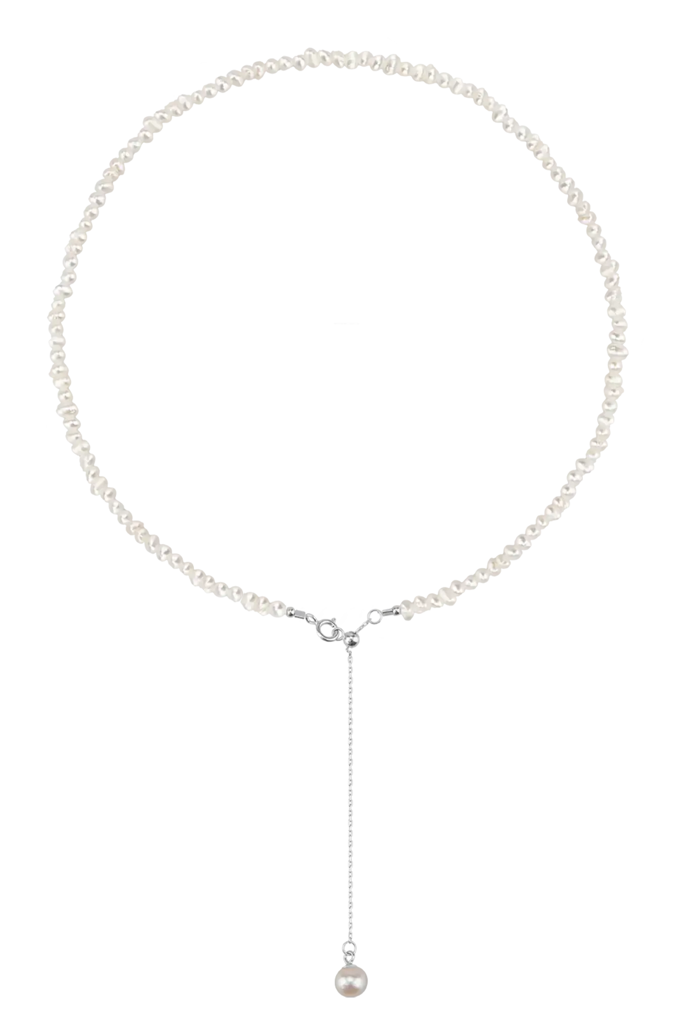Colier Argint Organic Pearls S Lisa&Co.