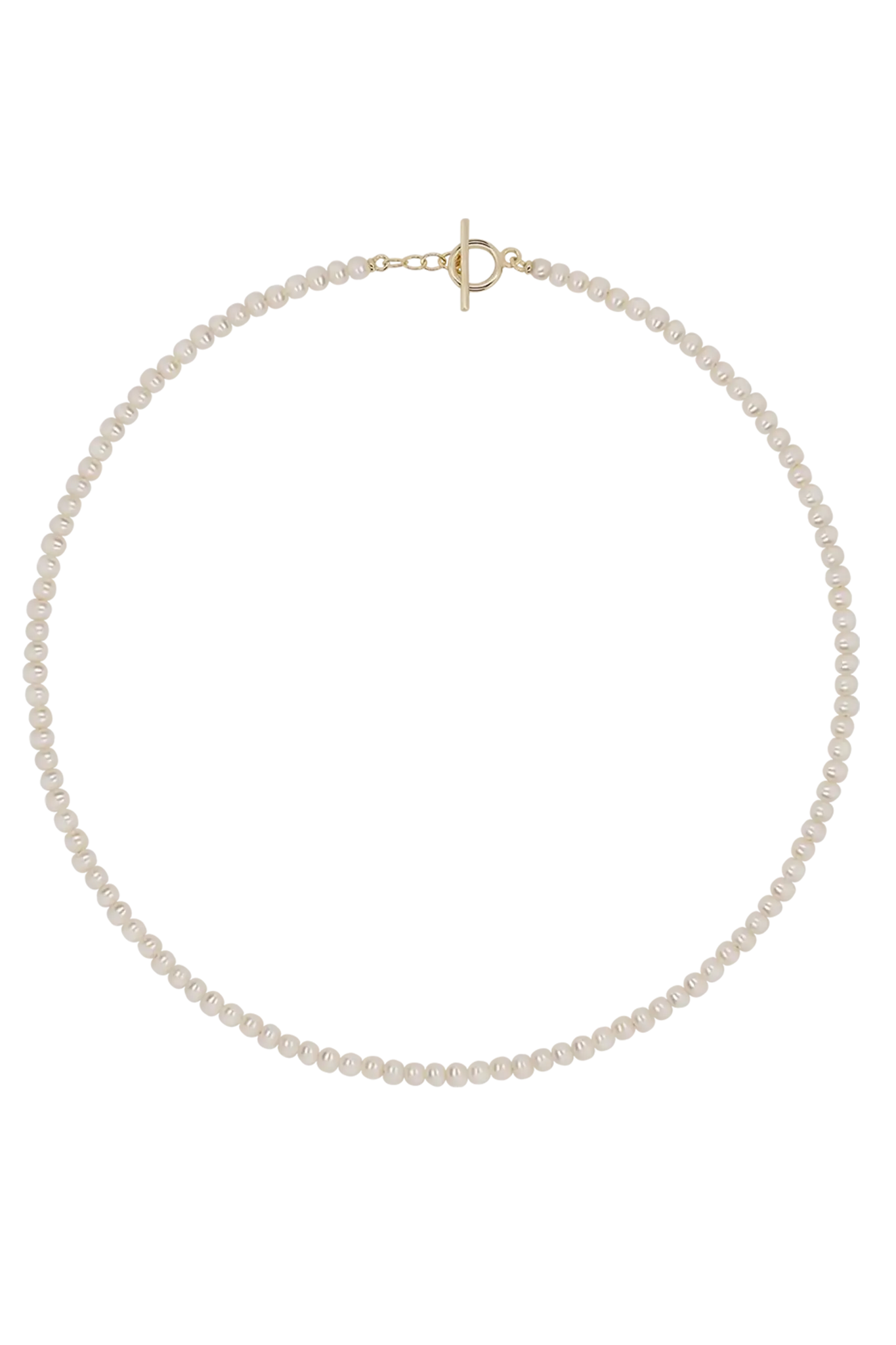 Colier Argint Simple Pearls Lisa&Co.