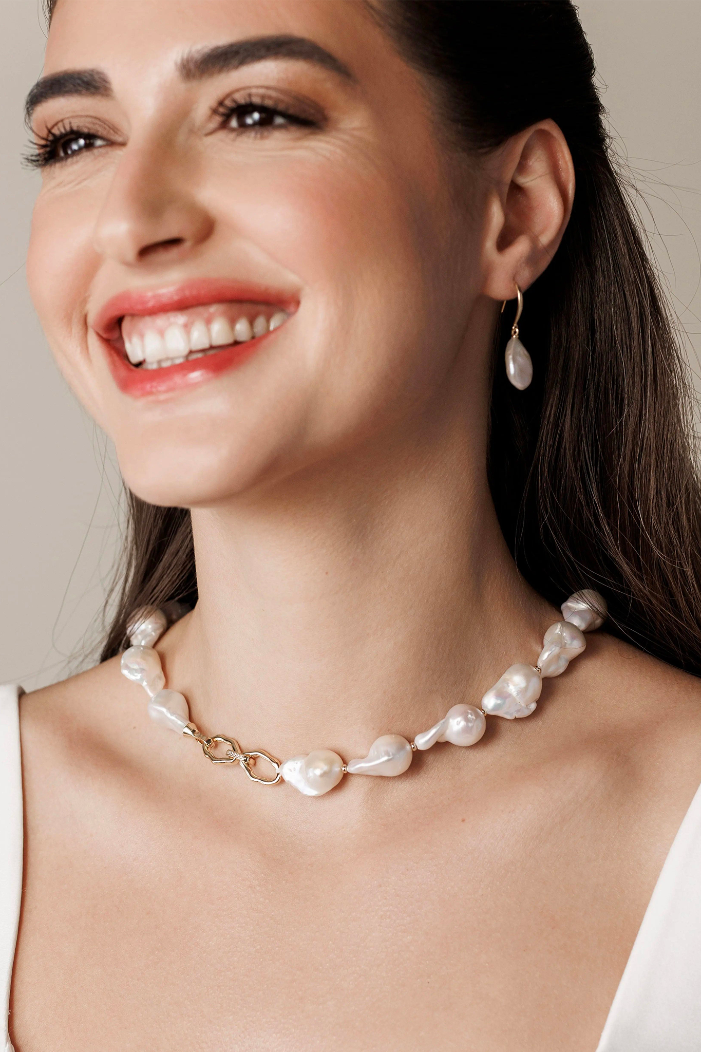 Colier Argint Sophisticated Waves LisaConcept