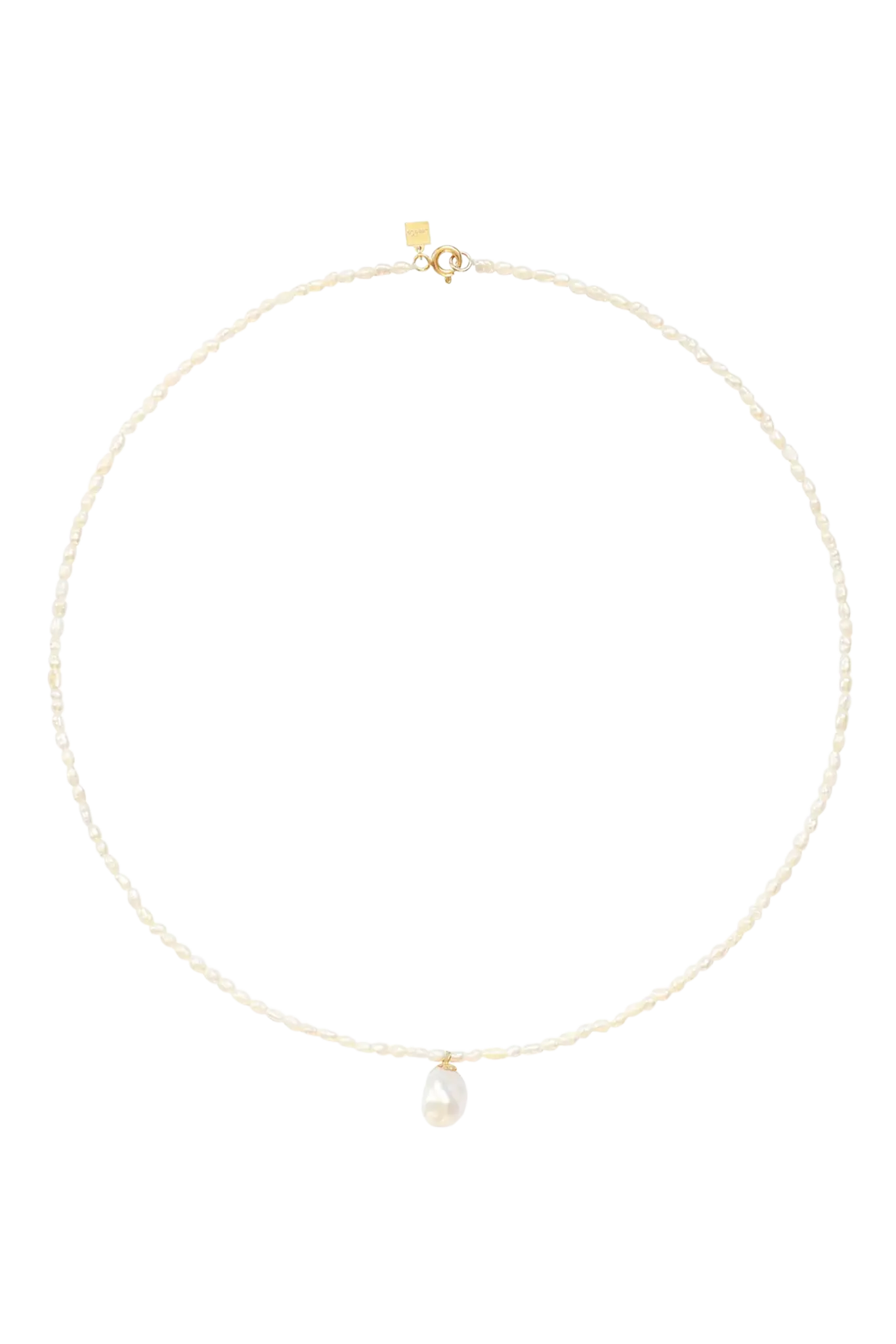 Colier Aur Delicate Pearl Pendant Lisa&Co.