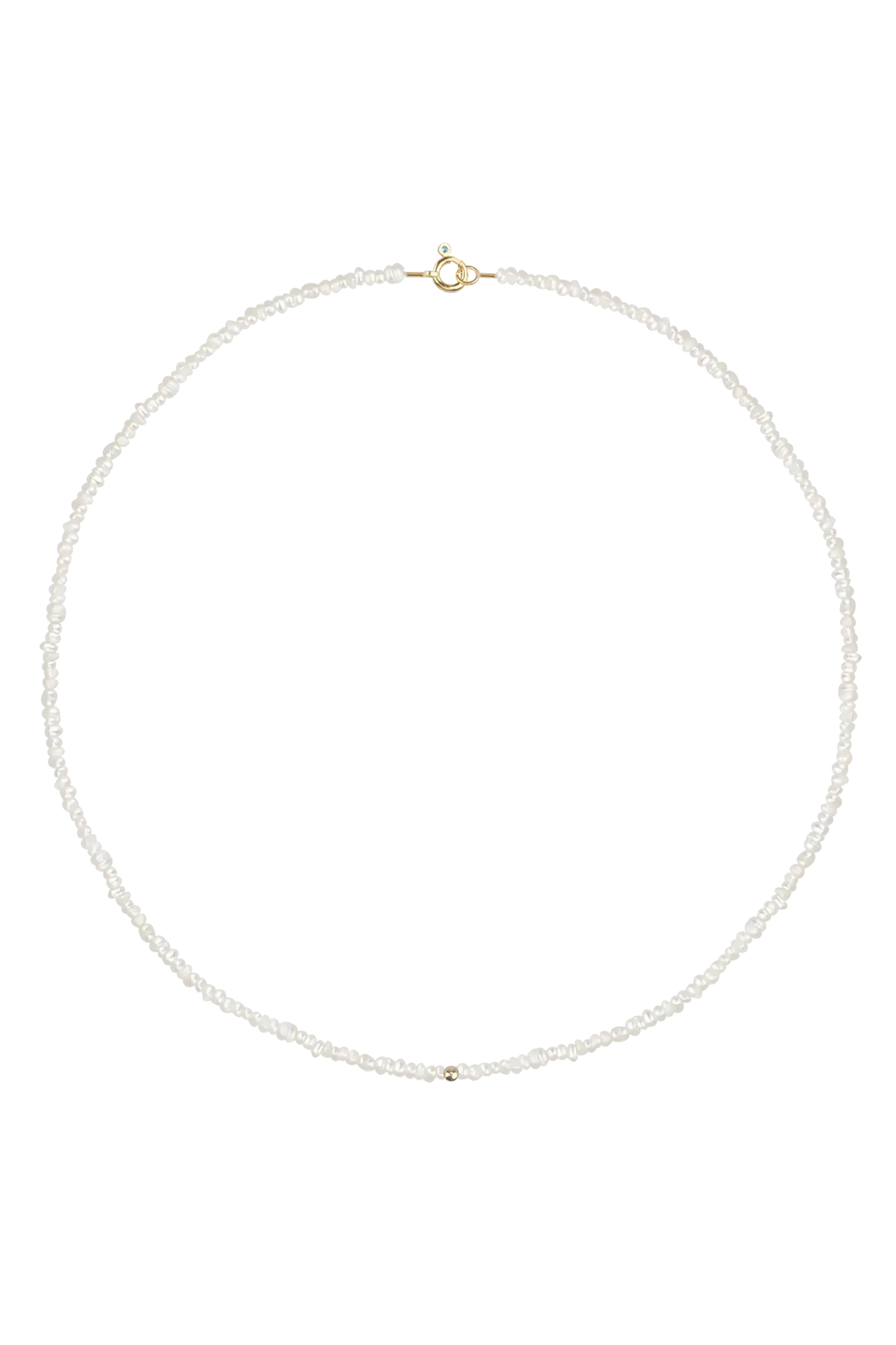 Colier Aur Mini Pearl Bead - Organic Lisa&Co.