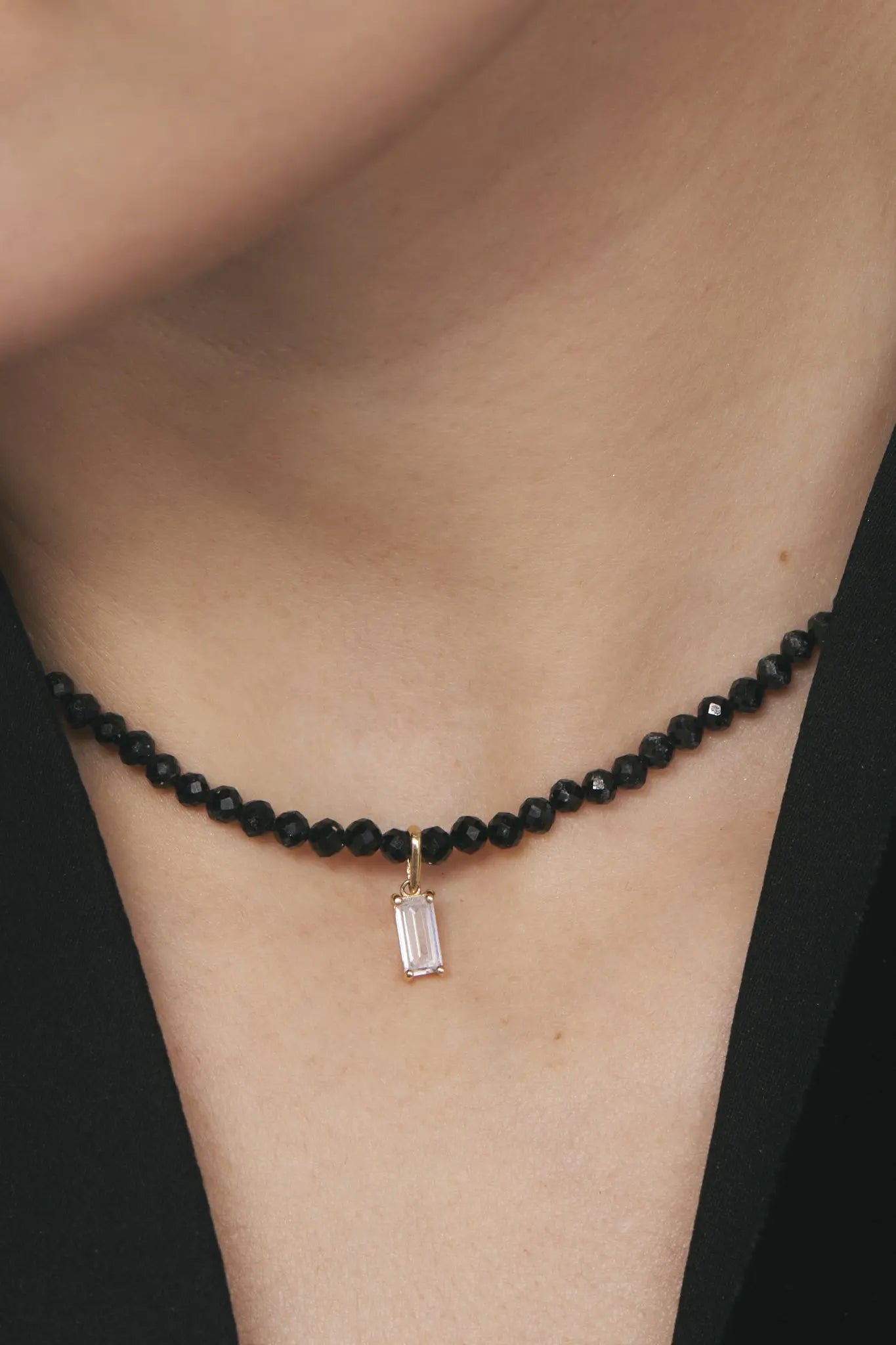 Colier Aur Spinel&Baguette LisaConcept