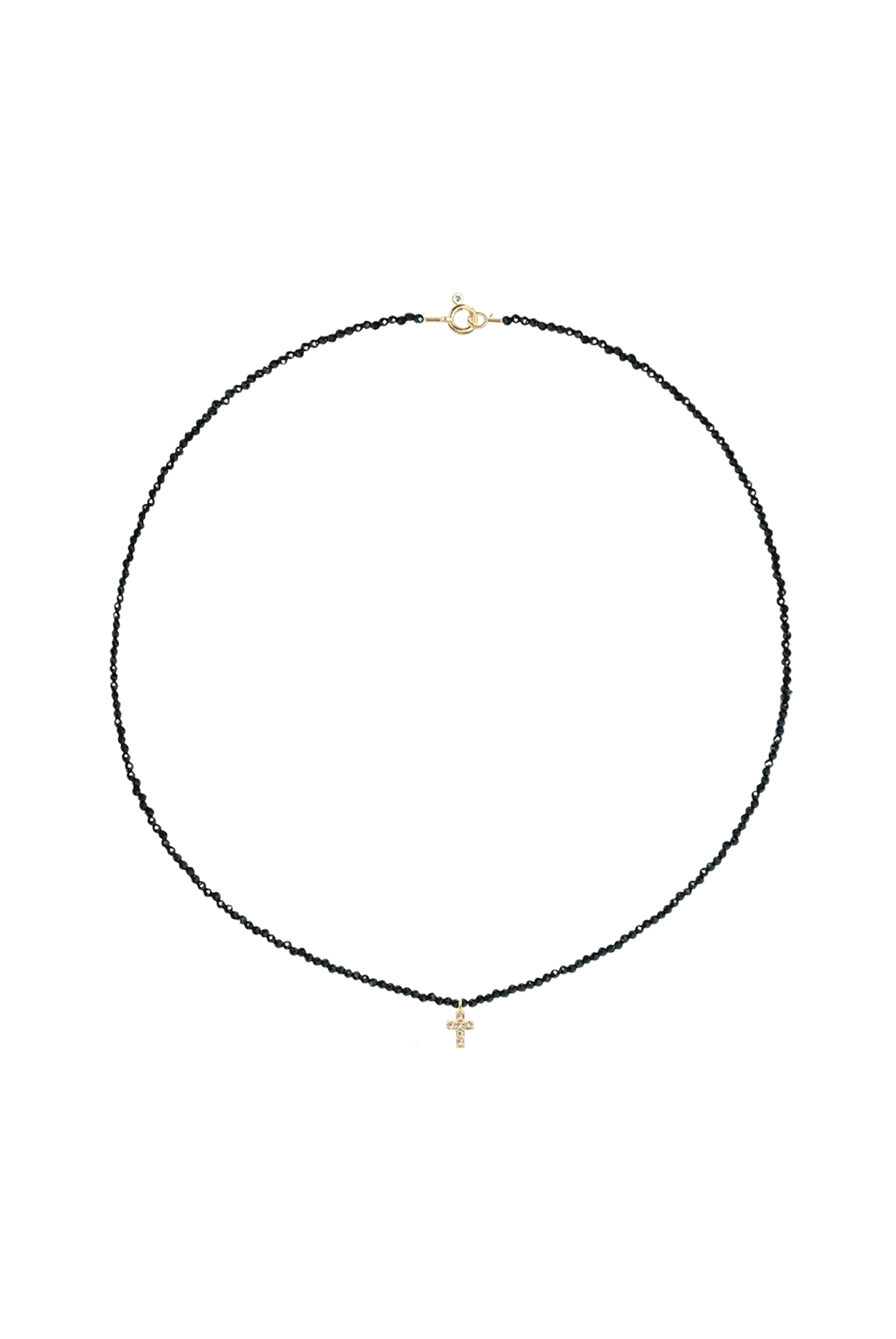 Colier Aur Spinel&Paved Cross Lisa&Co.