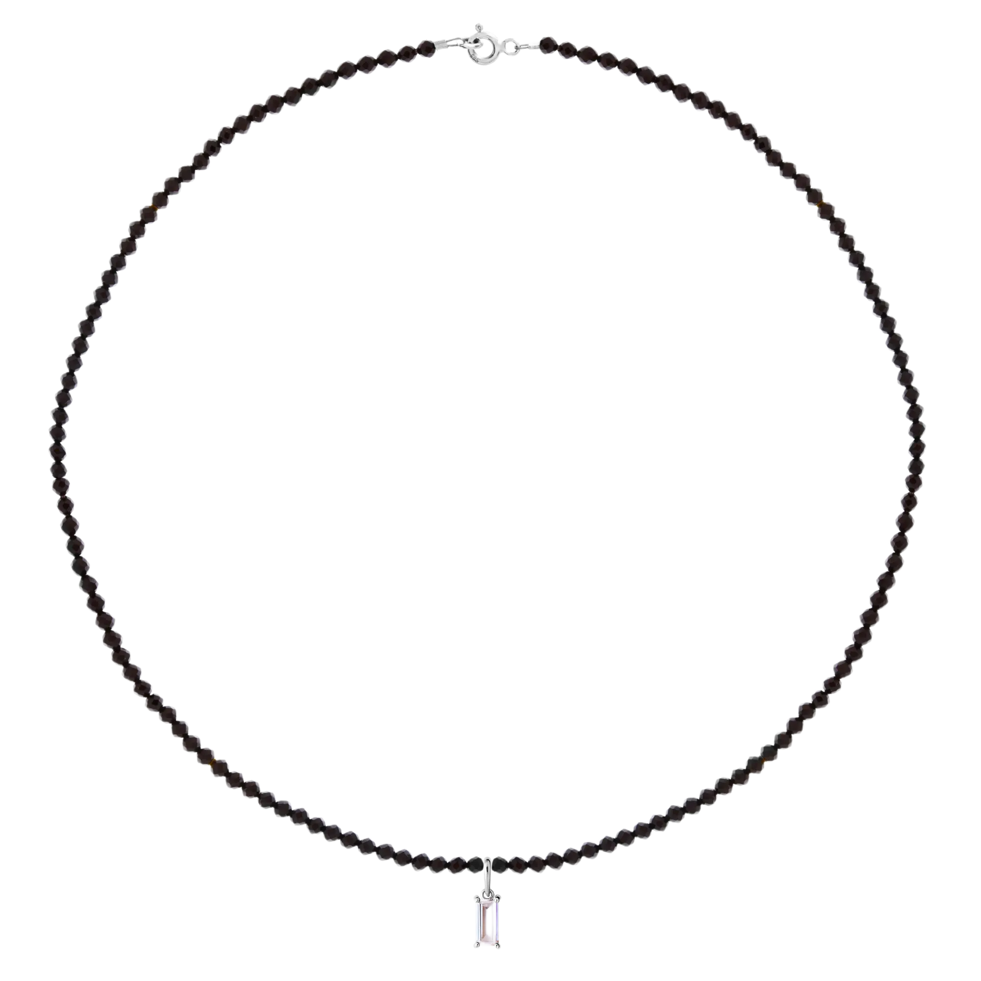 Colier Spinel&Baguette • Aur 14K LisaConcept