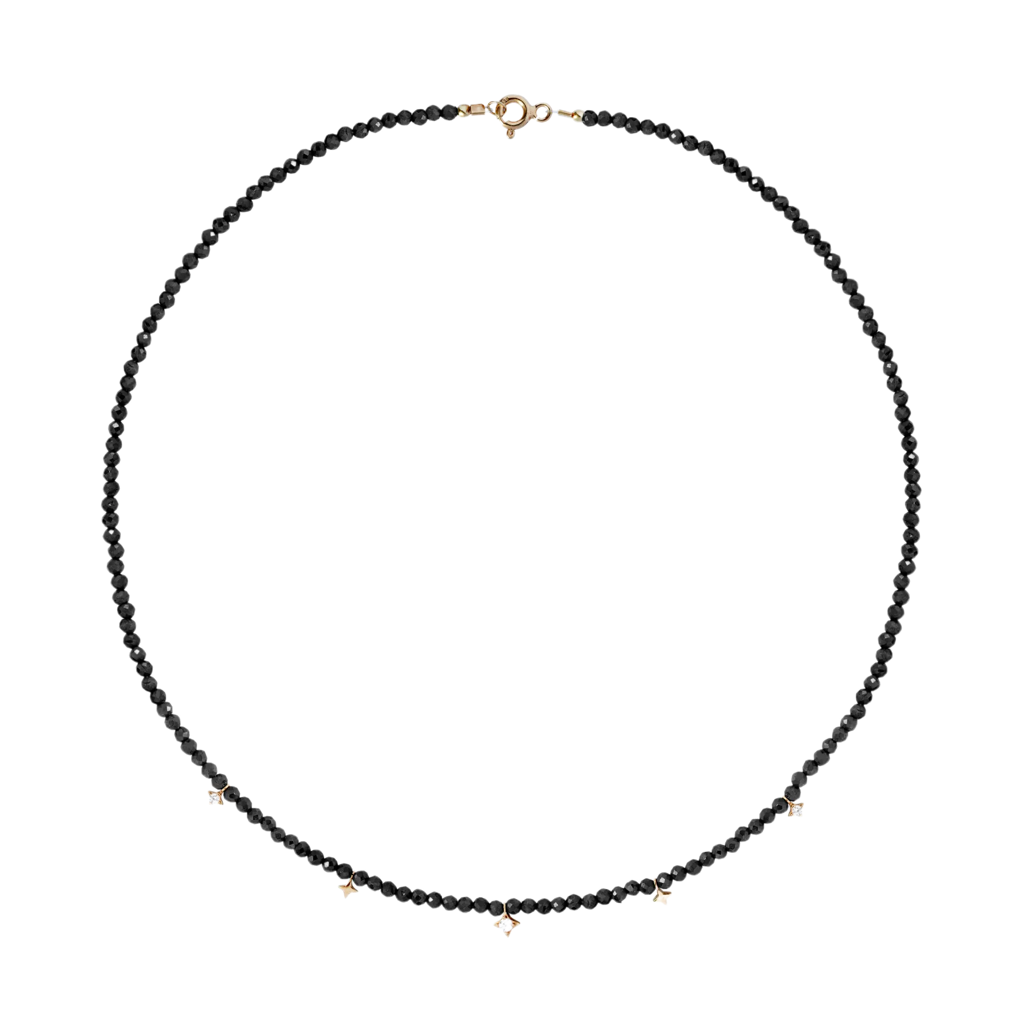 Colier Spinel&Stars • Aur 14k LisaConcept