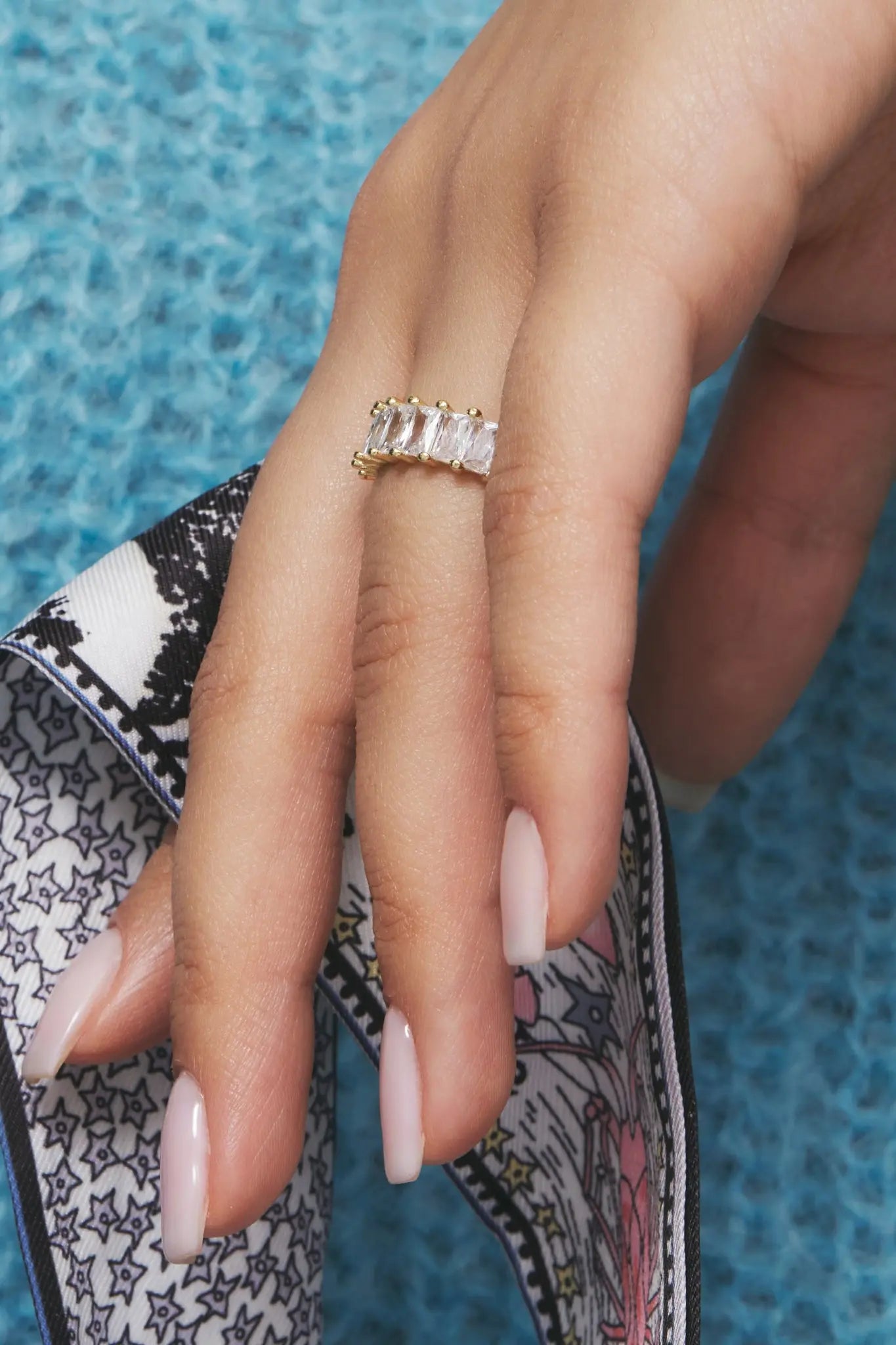 Inel Argint Rhea White LisaConcept