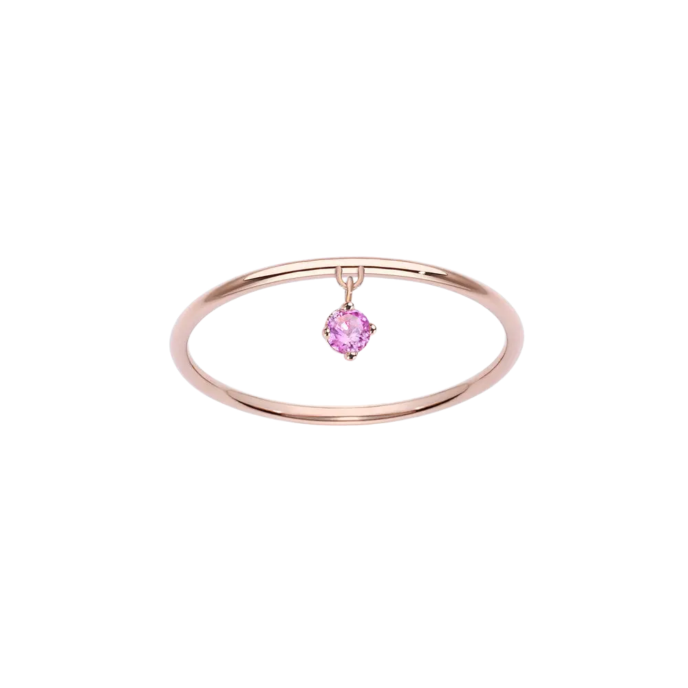 Inel Pink Sapphire Drop M LisaConcept