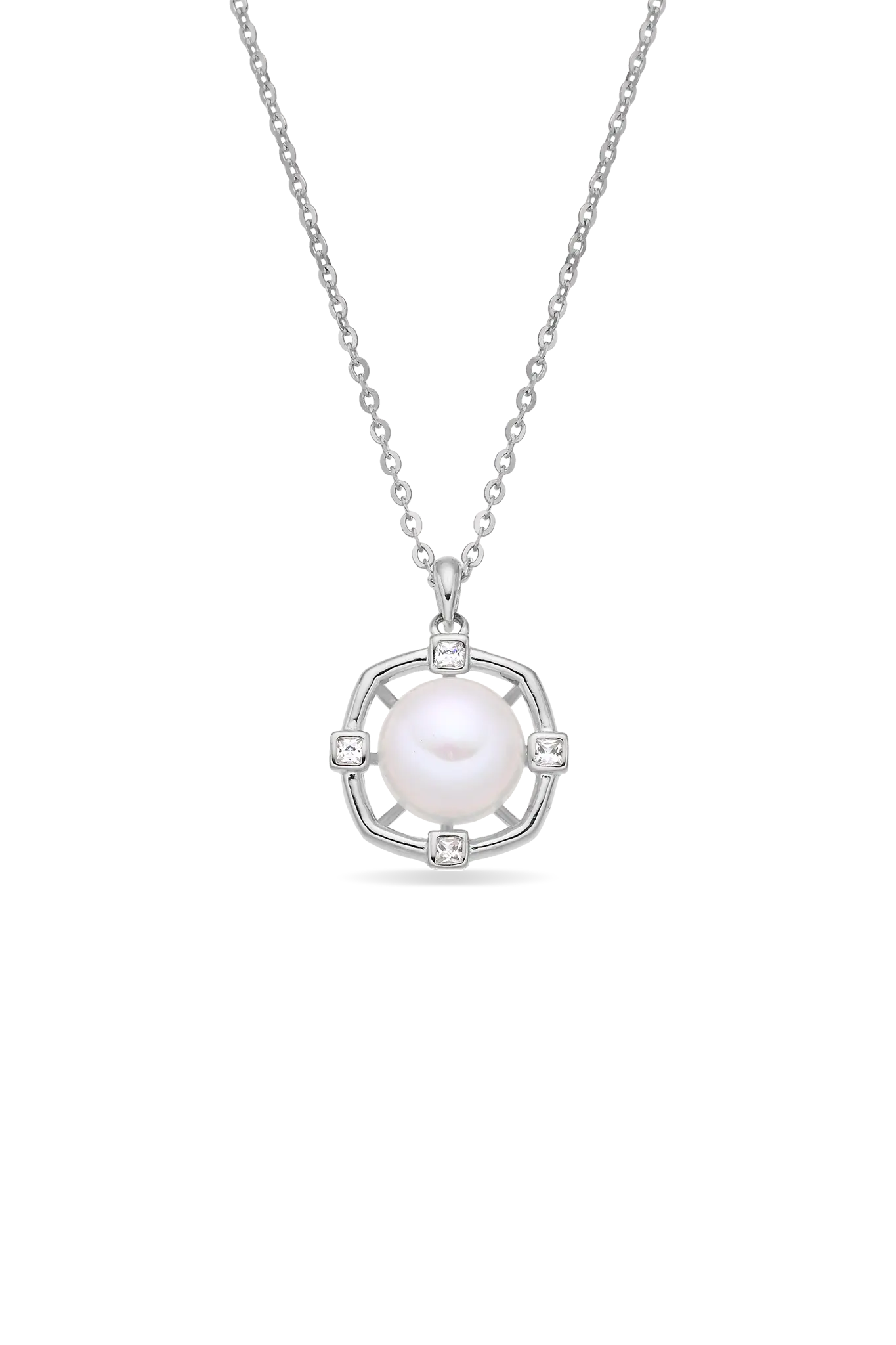 Lanț Argint Captive Pearl Lisa&Co.