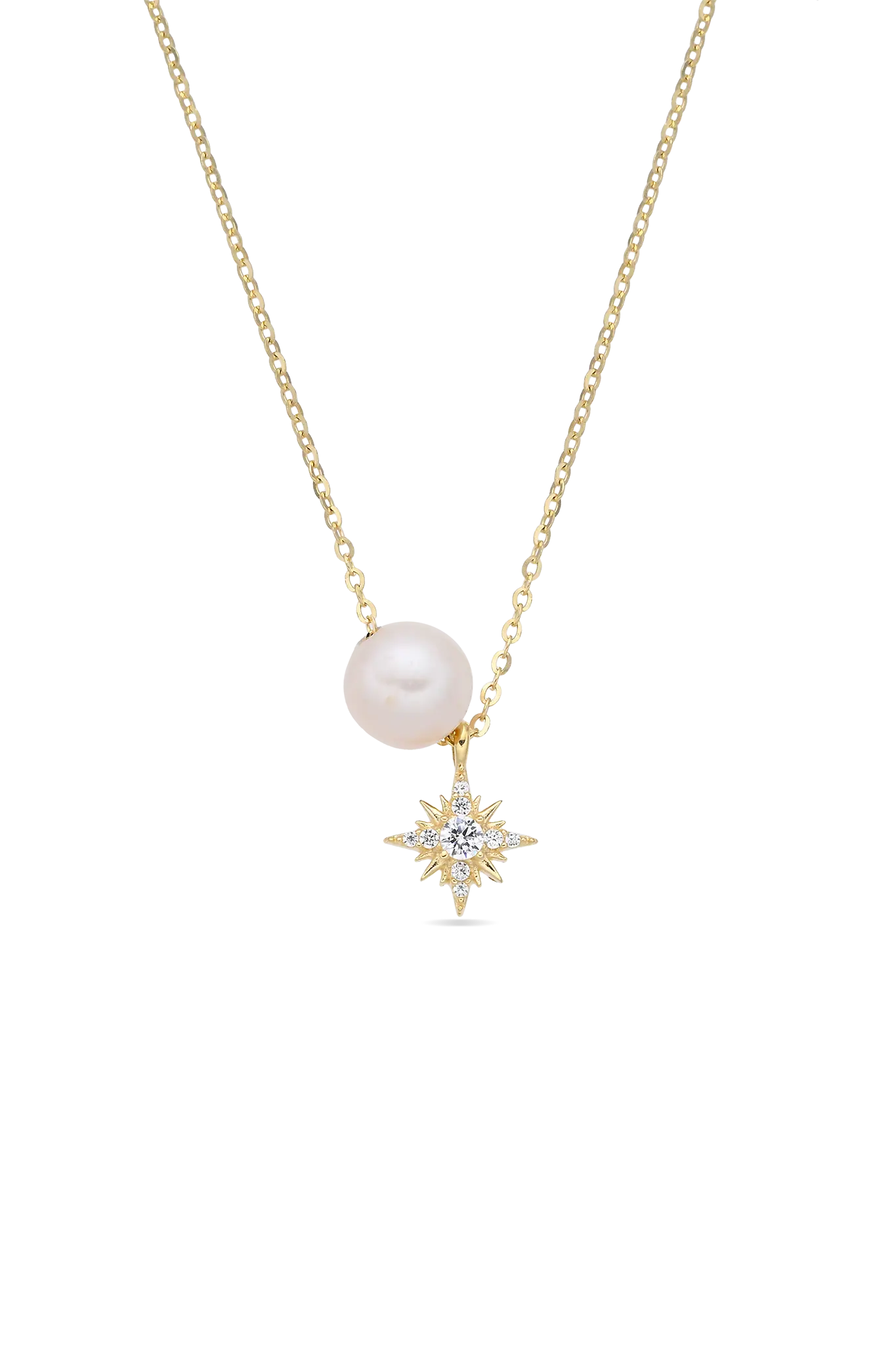 Lanț Argint Northern Star & Pearl Lisa&Co.