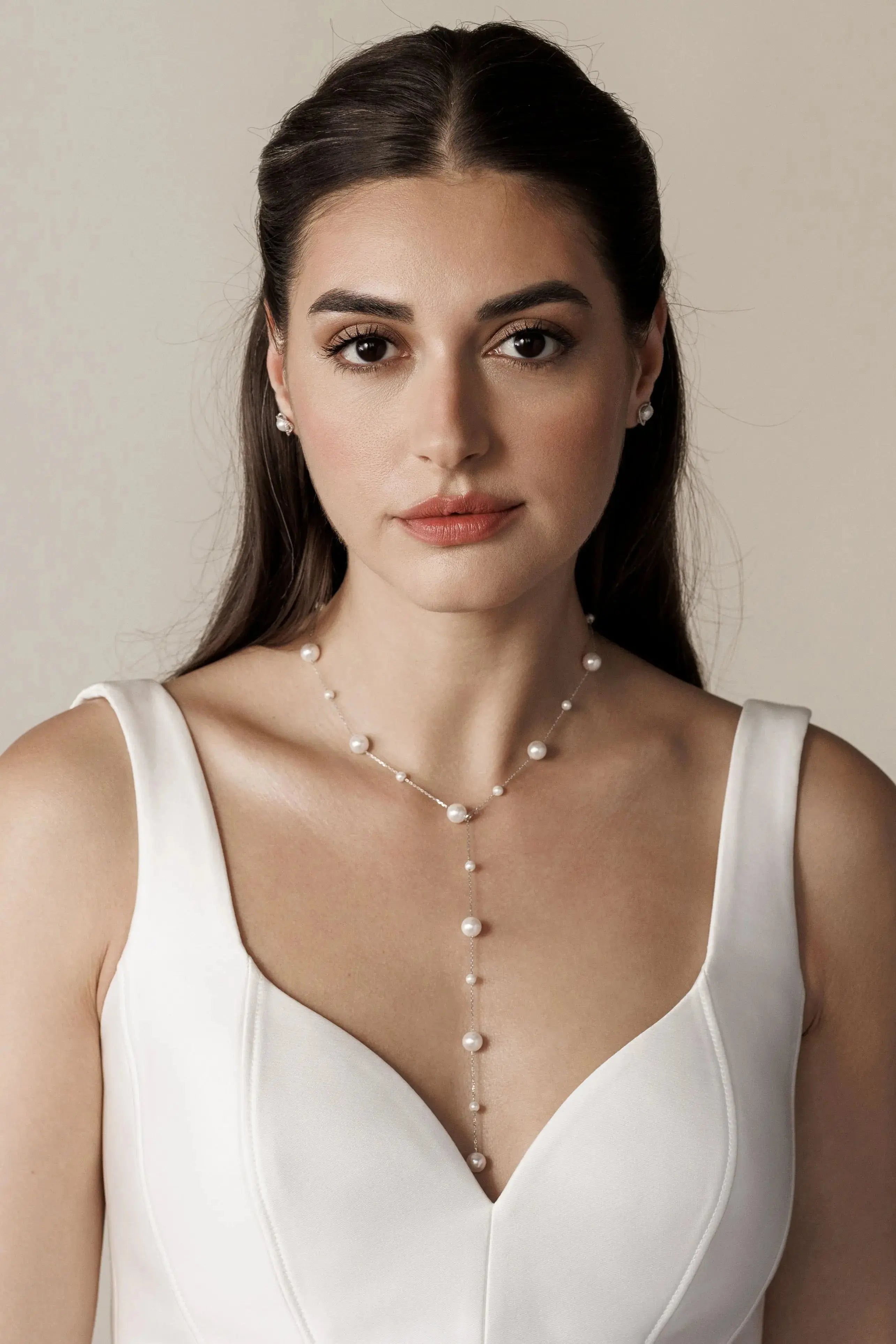 Lanț Argint Pearl Drip Drop L Lisa&Co.