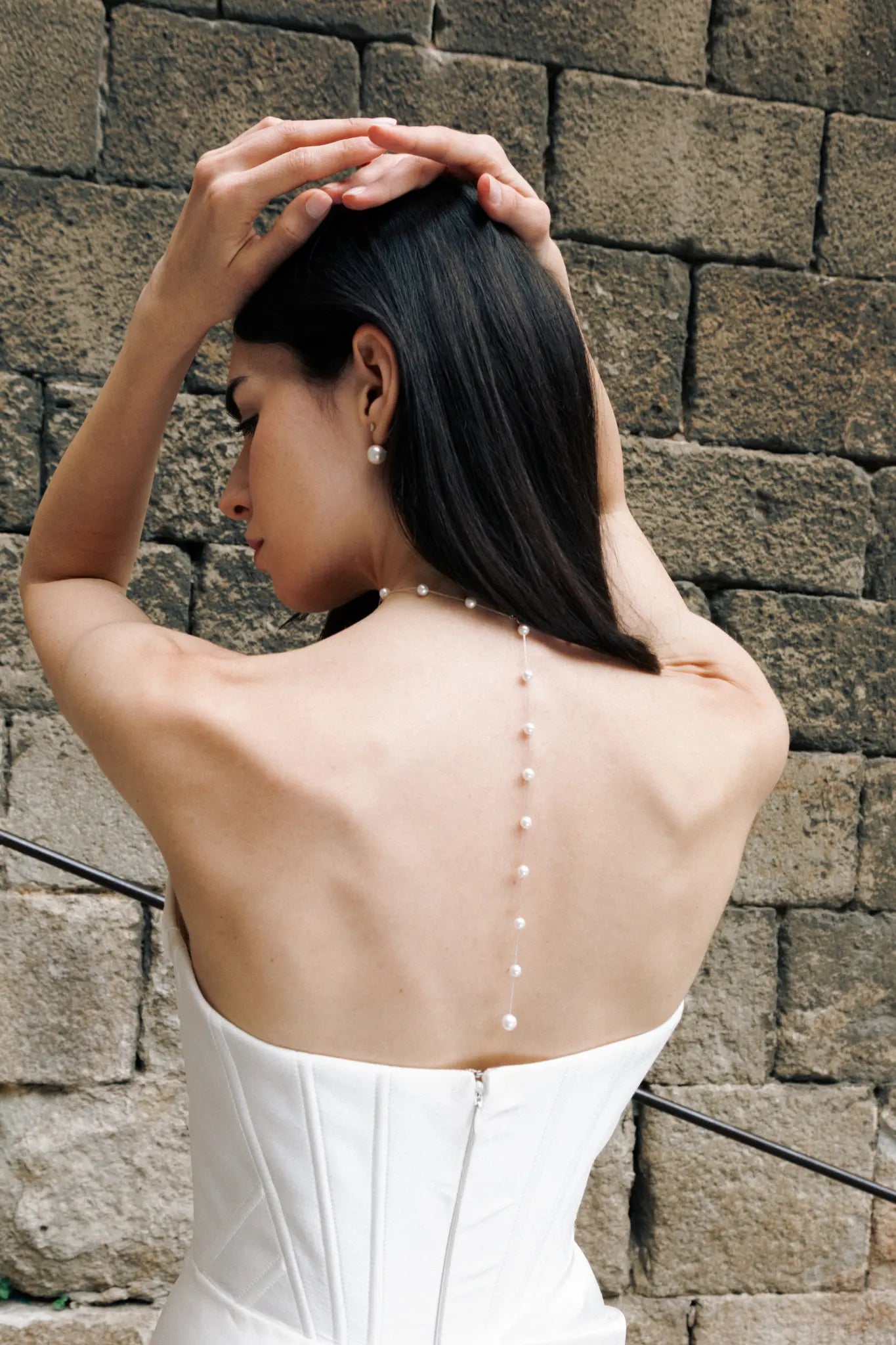 Lanț Argint Pearl Drip Drop L Lisa&Co.