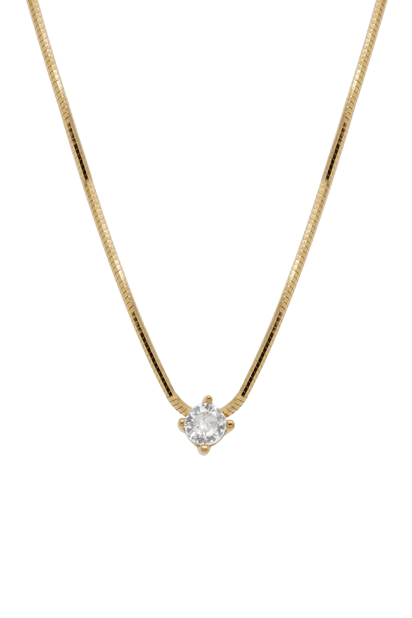 Lanț Argint White Sparkling Drop Lisa&Co.