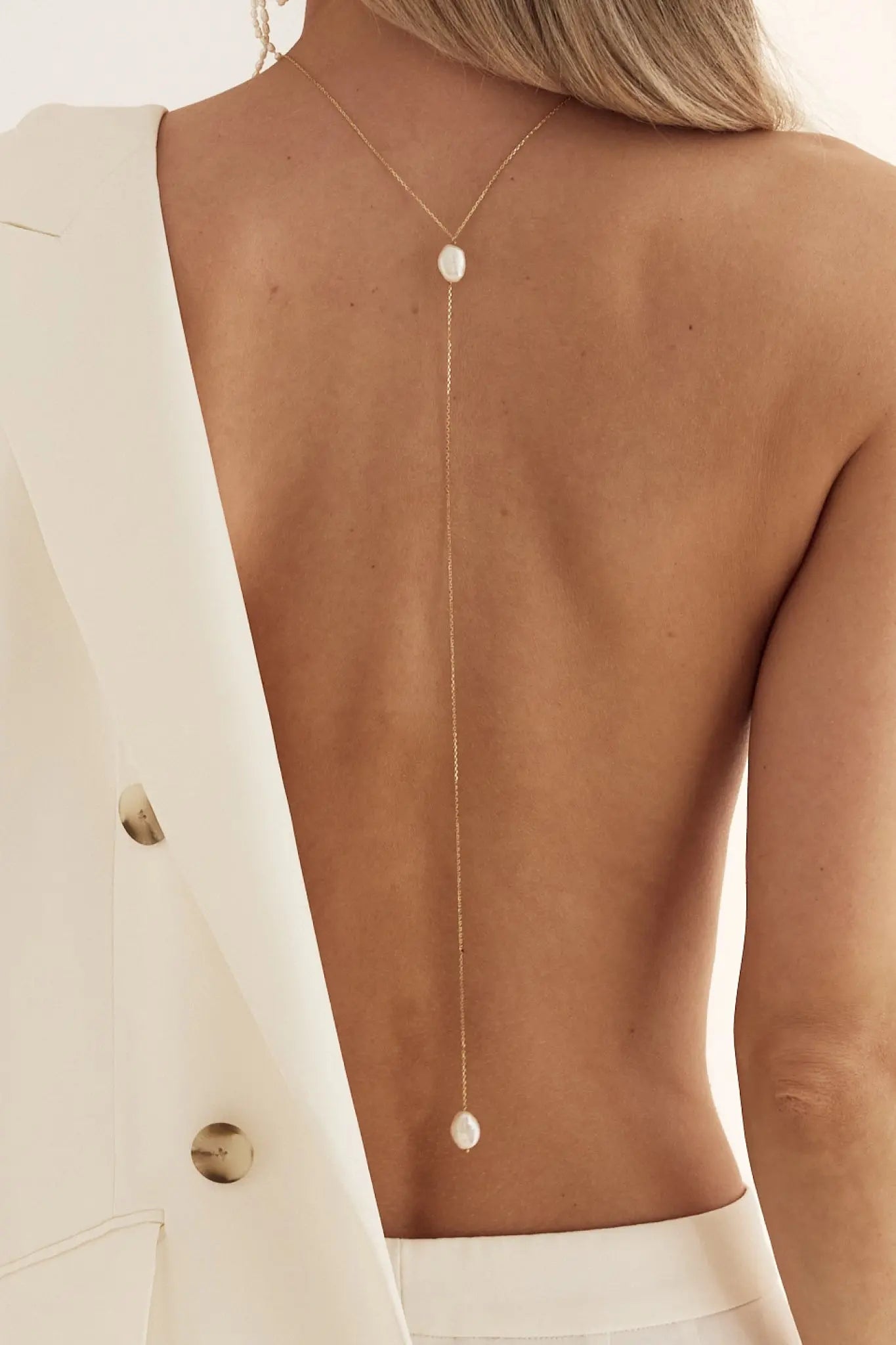 Lanț Aur Cherry White Pearl LisaConcept