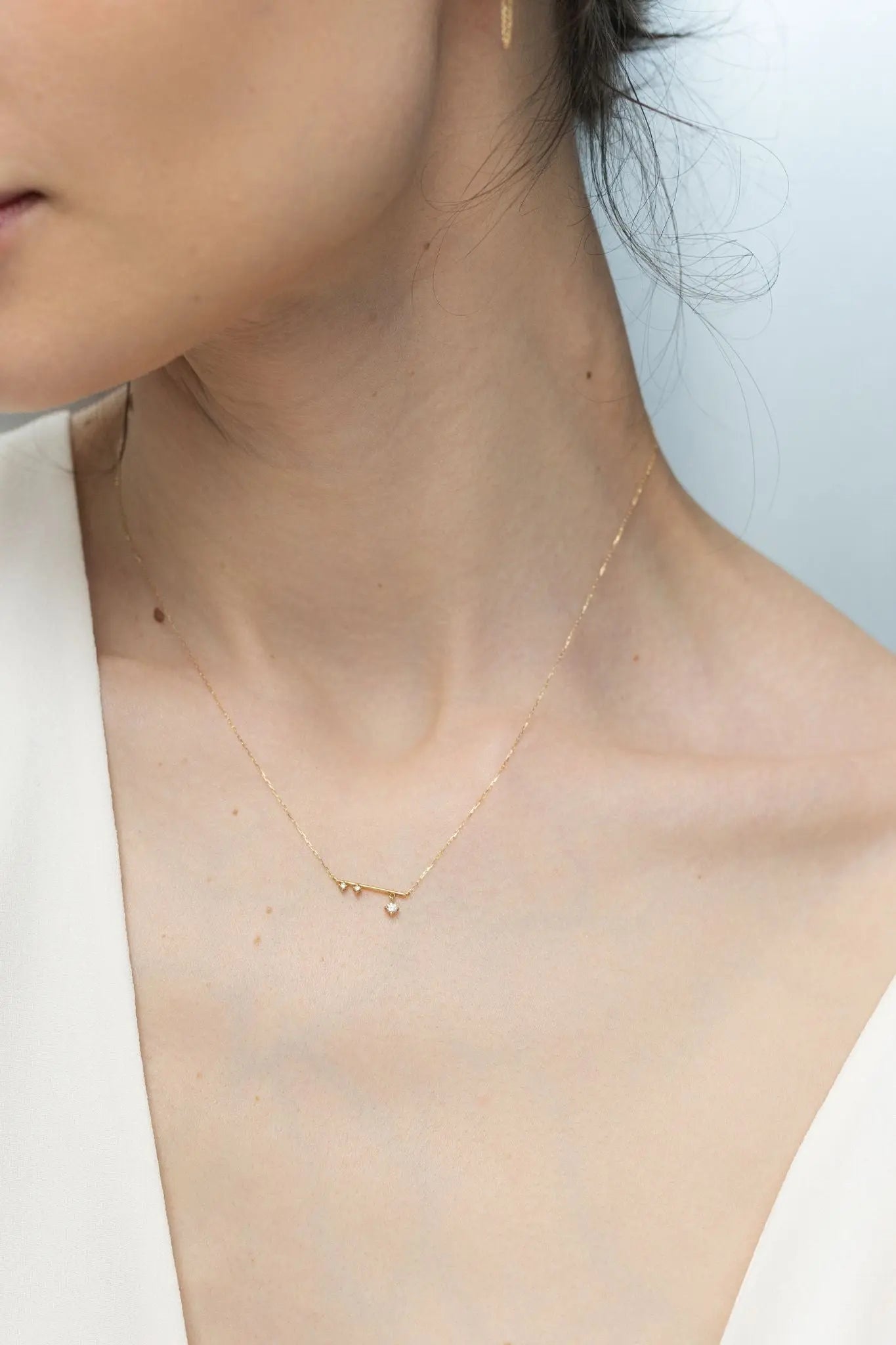 Lănțișor Aur Three Diamonds Lisa&Co.